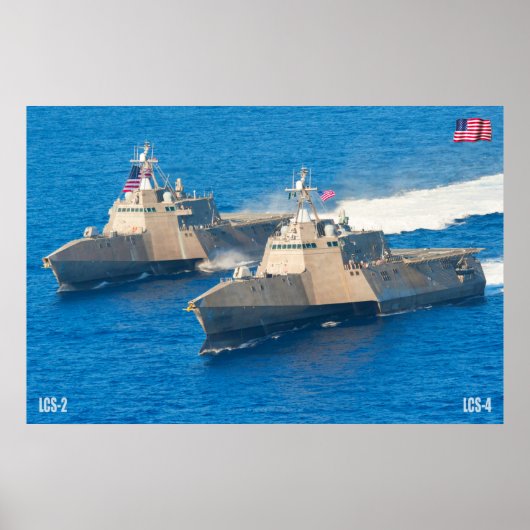 LITOTAAL COMBAT SHIP - LCS-4 POSTER (Voorkant)
