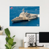 LITOTAAL COMBAT SHIP - LCS-4 POSTER (Thuiskantoor)