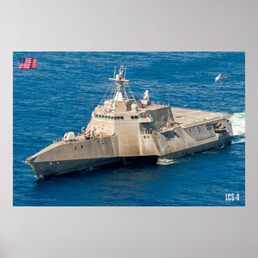 LITOTAAL COMBAT SHIP - LCS-4 POSTER (Voorkant)