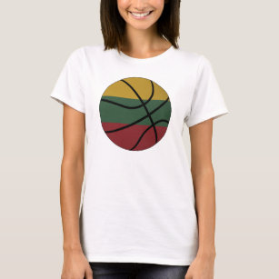 Litouwen Basketball Dames Baby Doll T-shirt