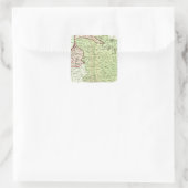Litouwen, Belarus Vierkante Sticker (Tas)
