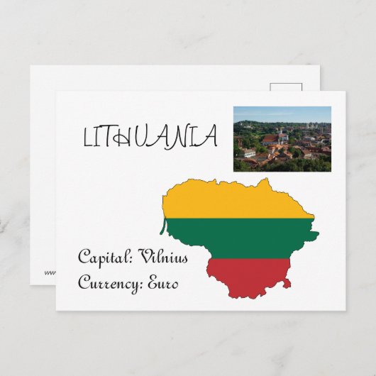 Litouwen Briefkaart (Voorkant / Achterkant)
