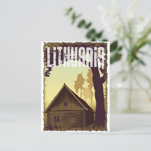  Litouwen Briefkaart (Staand voorkant)