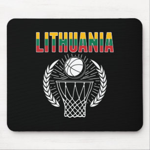Litouwen Bysketbyll Fans Jersey Litouwse Sport Muismat