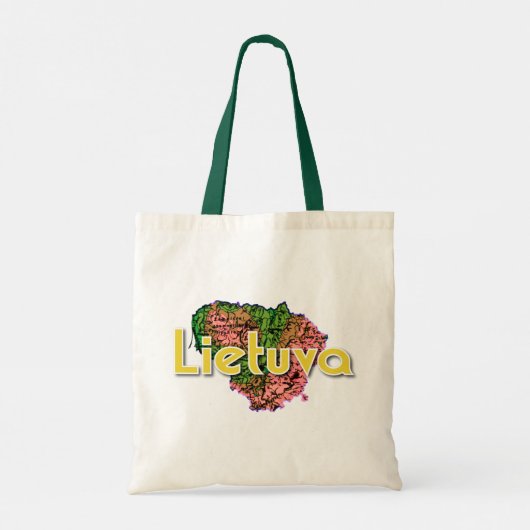 Litouwen Canvas tas (Achterkant)