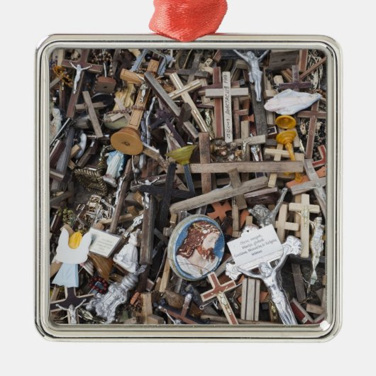 Litouwen, Centraal-Litouwen, Siauliai, Hill 2 Metalen Ornament (Voorkant)