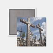 Litouwen, Centraal-Litouwen, Siauliai, Hill 3 Magneet (Voorkant / Achterkant)