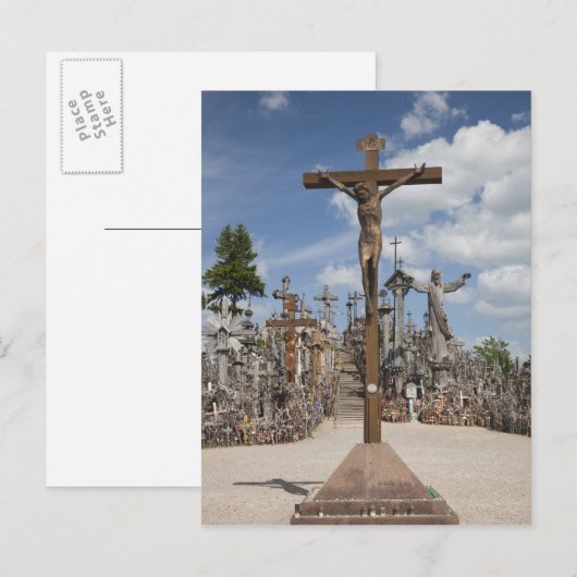 Litouwen, Centraal-Litouwen, Siauliai, Hill 4 Briefkaart (Voorkant / Achterkant)