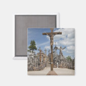 Litouwen, Centraal-Litouwen, Siauliai, Hill 4 Magneet (Voorkant / Achterkant)