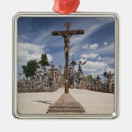 Litouwen, Centraal-Litouwen, Siauliai, Hill 6 Metalen Ornament (Voorkant)