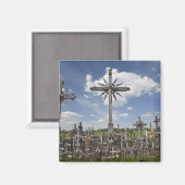 Litouwen, Centraal-Litouwen, Siauliai, Hill 7 Magneet (Voorkant / Achterkant)