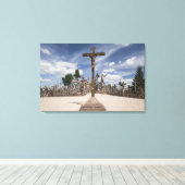 Litouwen, Centraal-Litouwen, Siauliai, Hill Canvas Afdruk (Insitu (Houten vloer))