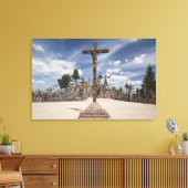 Litouwen, Centraal-Litouwen, Siauliai, Hill Canvas Afdruk (Insitu (Woonkamer))