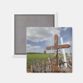 Litouwen, Centraal-Litouwen, Siauliai, Hill Magneet (Voorkant / Achterkant)