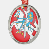 Litouwen Emblem - wapenschild - Lietuvos Herbas Metalen Ornament (Links)