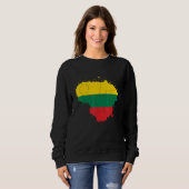 Litouwen en Litouwen vlag Oostzee Patri Trui (Voorkant volledig)