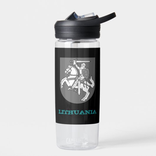 Litouwen Fitness en Litouwse wapenmantel / vlag Waterfles (Links)