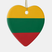 Litouwen Flag Heart Ornament (Rechts)
