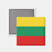 Litouwen Flag Magnet (Voorkant / Achterkant)