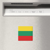 Litouwen Flag Magnet (Insitu (Vaatwasser))