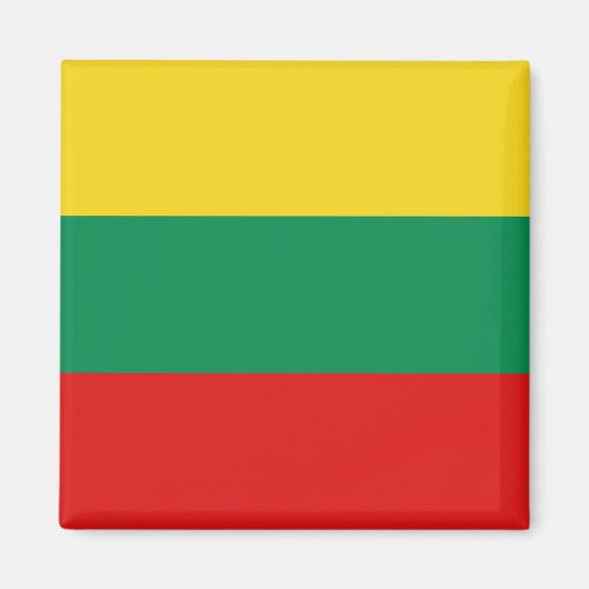 Litouwen Flag Magnet (Voorkant)