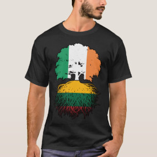Litouwen - Iers Iers - boomstamvlag T-shirt