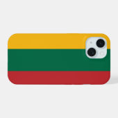 Litouwen iPhone 15 Case (Achterkant horizontaal)