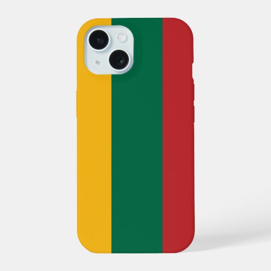 Litouwen iPhone 15 Case (Achterkant)