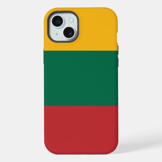 Litouwen iPhone Hoesje (Achterkant)