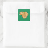 Litouwen Kaart Sticker (Tas)