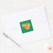 Litouwen Kaart Sticker (Envelop)