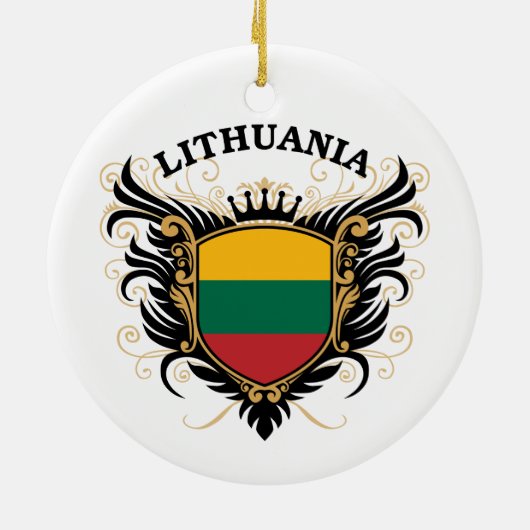 Litouwen Keramisch Ornament (Achterkant)