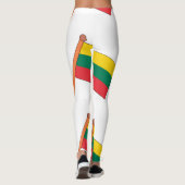 Litouwen Land Vlag Thunder_Cove Leggings (Achterkant)