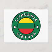 Litouwen Lietuva Briefkaart (Voorkant)