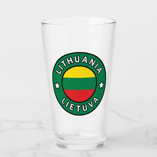 Litouwen Lietuva Glas (Voorkant)