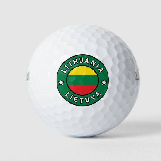 Litouwen Lietuva Golfballen (Voorkant)