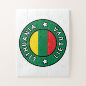Litouwen Lietuva Legpuzzel (Verticaal)