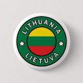 Litouwen Lietuva Ronde Button 5,7 Cm (Voorkant)