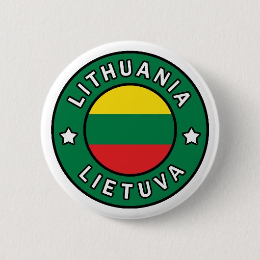 Litouwen Lietuva Ronde Button 5,7 Cm (Voorkant)