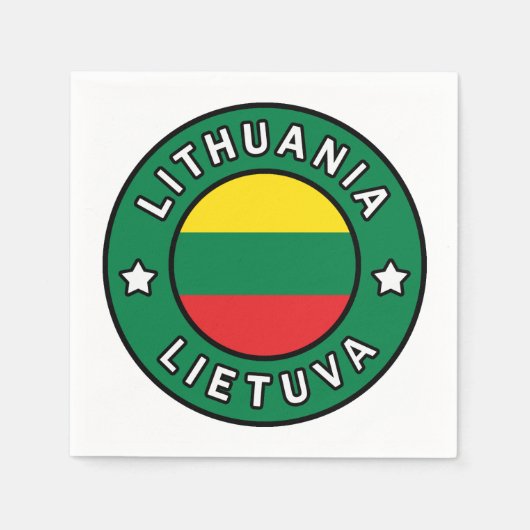 Litouwen Lietuva Servet (Voorkant)