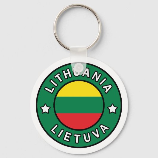 Litouwen Lietuva Sleutelhanger (Voorkant)