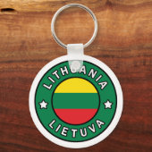 Litouwen Lietuva Sleutelhanger (Voorkant)