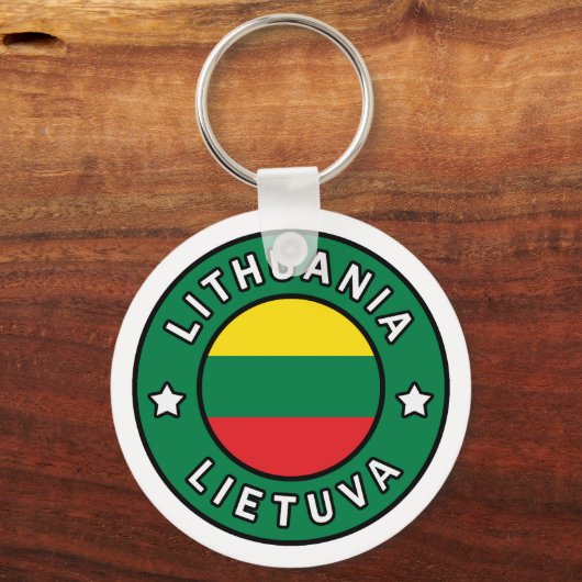 Litouwen Lietuva Sleutelhanger (Voorkant)