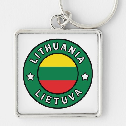 Litouwen Lietuva Sleutelhanger (Voorkant)