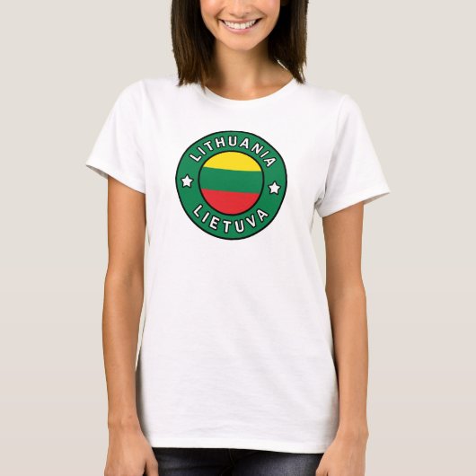 Litouwen Lietuva T-shirt (Voorkant)
