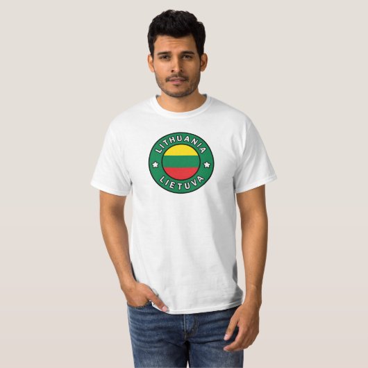 Litouwen Lietuva T-shirt (Voorkant volledig)