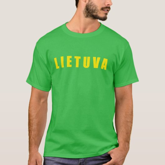 Litouwen Lietuva T-shirt (Voorkant)