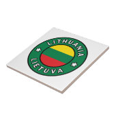 Litouwen Lietuva Tegeltje (Zijkant)