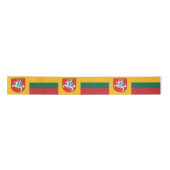 Litouwen Lint, embleem, patriot, Litouwse vlag Satijnen Lint (Voorkant)