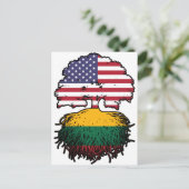 Litouwen Litouws American USA Verenigde Staten Briefkaart (Staand voorkant)